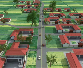 Modern Architectural Bird's-eye View Planning-ID:636744988