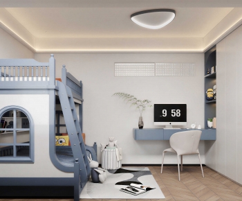 Modern Boy's Room And Son's Room-ID:685749188