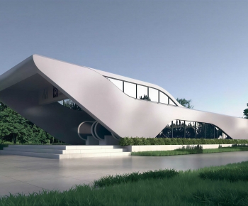 Modern Building Appearance-ID:527988916