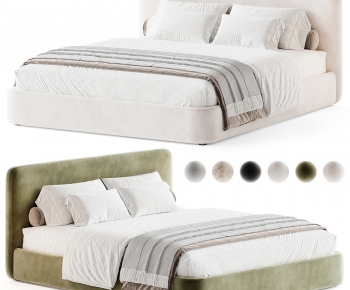 Modern Double Bed-ID:597882038