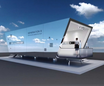 Modern Exhibition Hall-ID:391197926