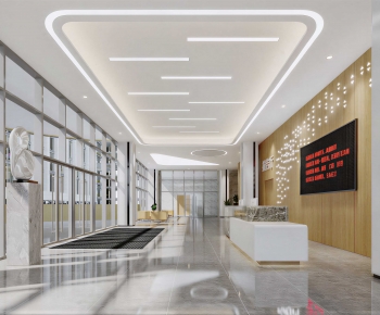 Modern Office Reception Desk-ID:557760957