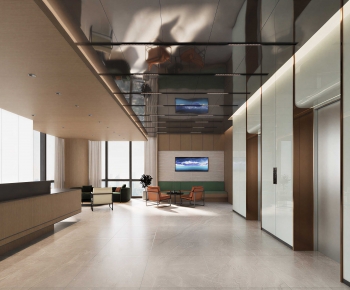 Modern Office Reception Desk-ID:516438968
