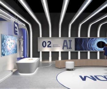 Modern Exhibition Hall-ID:415033107