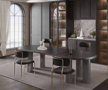 Modern Dining Table And Chairs-ID:231590383