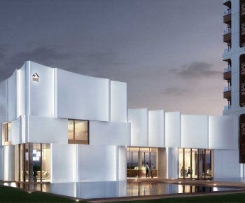 Modern Appearance Of Commercial Building-ID:977746967