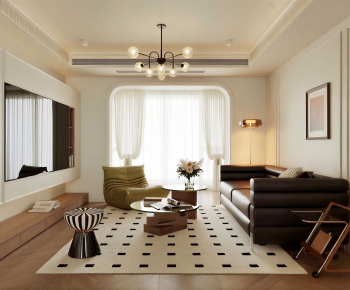 French Style A Living Room-ID:799997099