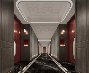 Retro Style Corridor-ID:477047926