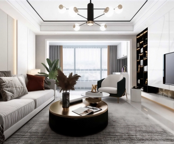 Modern A Living Room-ID:543220066