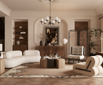 Modern A Living Room-ID:758898024