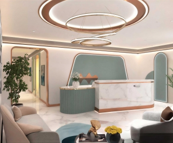 Modern Office Reception Desk-ID:293292055
