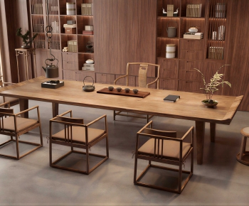 New Chinese Style Tea Tables And Chairs-ID:327831981