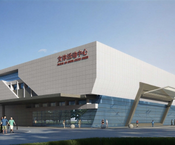 New Chinese Style Building Appearance-ID:713143118