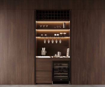 New Chinese Style Wine Cabinet-ID:336077933