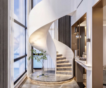 Modern Rotating Staircase-ID:905896909