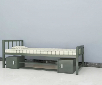 Modern Single Bed-ID:412709957