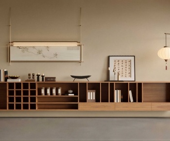 New Chinese Style Side Cabinet-ID:855989931