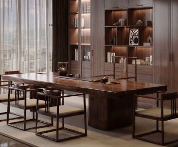 New Chinese Style Tea Tables And Chairs-ID:252666953