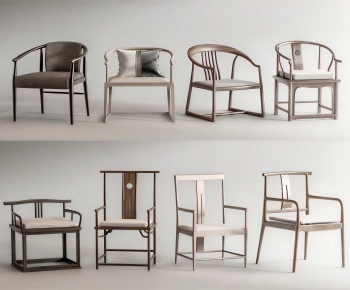 New Chinese Style Lounge Chair-ID:143541105