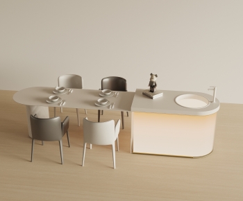 Modern Dining Table And Chairs-ID:858314998