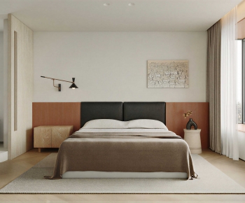 Wabi-sabi Style Bedroom-ID:327955014