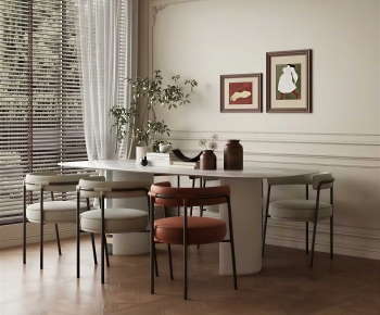 Modern Dining Table And Chairs-ID:863807929