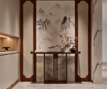 New Chinese Style Hallway-ID:197196017