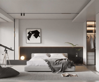 Wabi-sabi Style Bedroom-ID:294073107