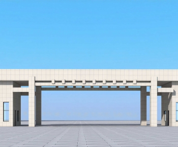 Modern Facade Element-ID:146281007