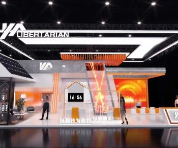 Modern Exhibition Hall-ID:145329953
