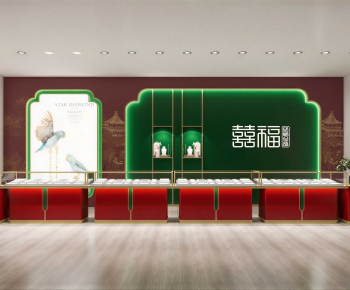 New Chinese Style Jewelry Store-ID:678859959