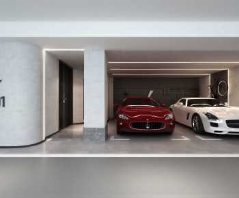 Modern Underground Garage-ID:452864892
