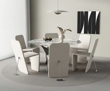 Modern Dining Table And Chairs-ID:650592099