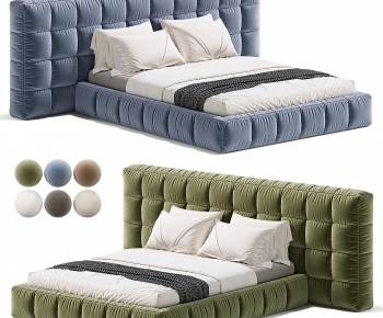 Modern Double Bed-ID:820580014