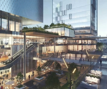 Modern Shopping Mall-ID:785214905