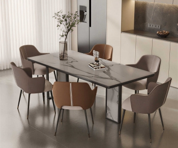 Modern Dining Table And Chairs-ID:749751094