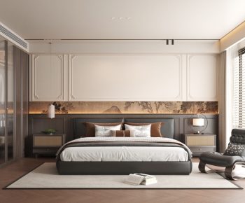 New Chinese Style Bedroom-ID:619358062