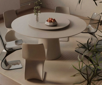 Modern Dining Table And Chairs-ID:437475921