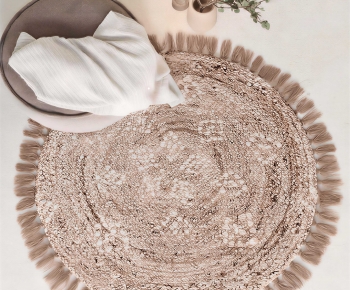 Nordic Style Circular Carpet-ID:983042964