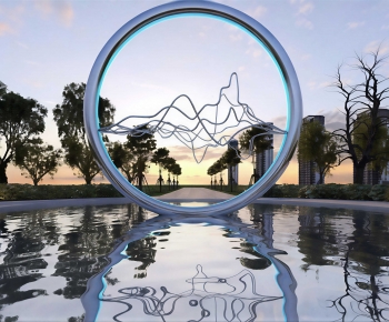 Modern Sculpture Sketch-ID:119514945