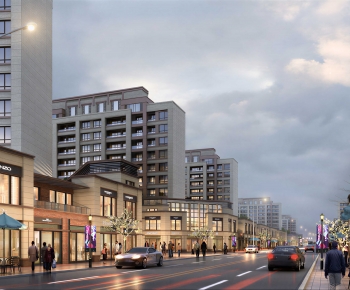Modern Appearance Of Commercial Building-ID:347259042