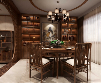 Chinese Style Dining Room-ID:136413102