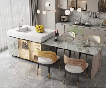 Modern Dining Table And Chairs-ID:300906905