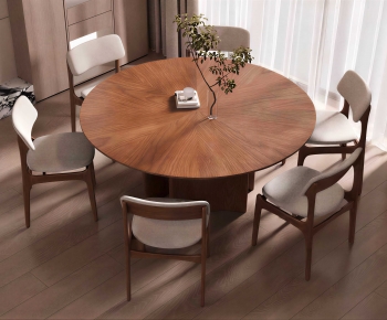 Modern Dining Table And Chairs-ID:486351014