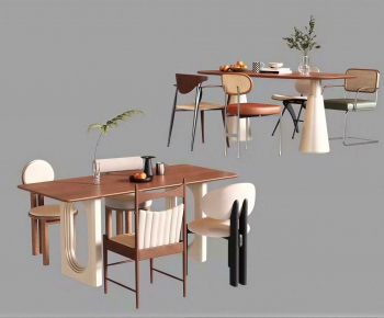 Modern Dining Table And Chairs-ID:860883003