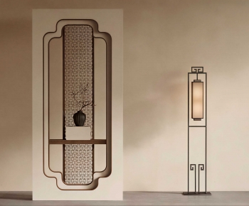 New Chinese Style Floor Lamp-ID:254292962