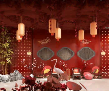New Chinese Style Exhibition Hall-ID:963644984