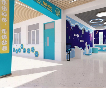 Modern Exhibition Hall-ID:128073939
