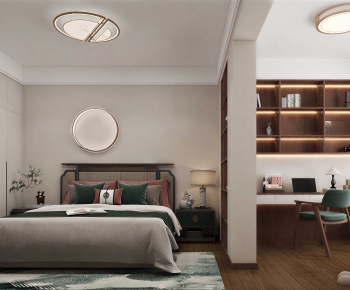 New Chinese Style Bedroom-ID:979159128
