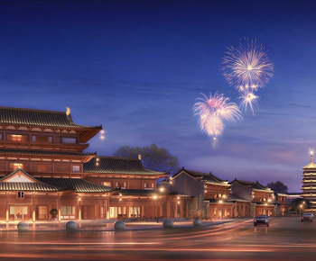 Modern Appearance Of Commercial Building-ID:898206001